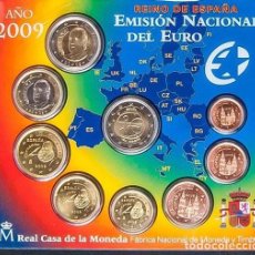 Monedas FNMT: ESPAÑA CARTERA OFICIAL-BLISTER-F.N.M.T. AÑO 2009 *INCLUYE+MAS MONEDA 2 EUROS CONM. ”EMU””*