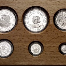 Monedas FNMT: SERIE V CENTENARIO 6 MONEDAS 100-200-500-1000-2000-5000 PESETAS 1989