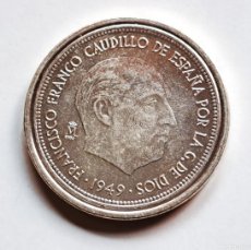 Monete FNMT: 1949 MADRID 5 PESETAS (2002) - 15.06.GRAMOS - 32.MM DIAMETRO - BAÑO DE PLATA