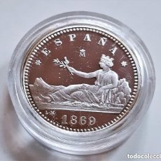 Monedas FNMT: 1869 ESPAÑA 50 CENT - ACUÑADA EN PLATA DE LEY 925 - 6.72.GRAMOS - 24.MM DIAMETRO