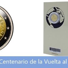 Monedas FNMT: QUINTO CENTENARIO VUELTA AL MUNDO. FNMT-RCM. 2 EURO. 2022. CARTERA NUMERADA. PROOF