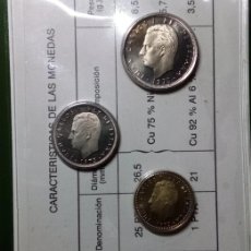 Monedas FNMT: LOTE 10 CARTERITAS DE MONEDAS SIN CIRCULAR DE 1977