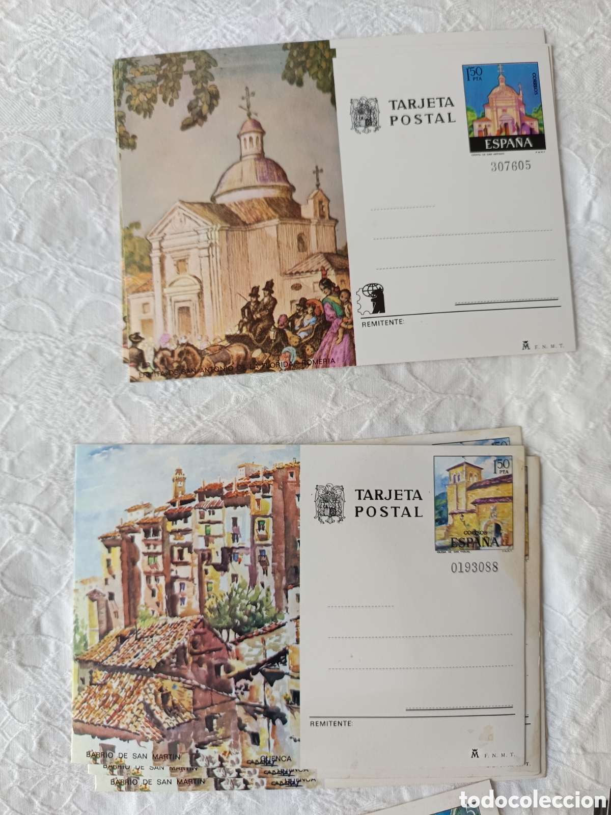 Monedas FNMT: Lote 56 tarjetas postales FNMT - Foto 2