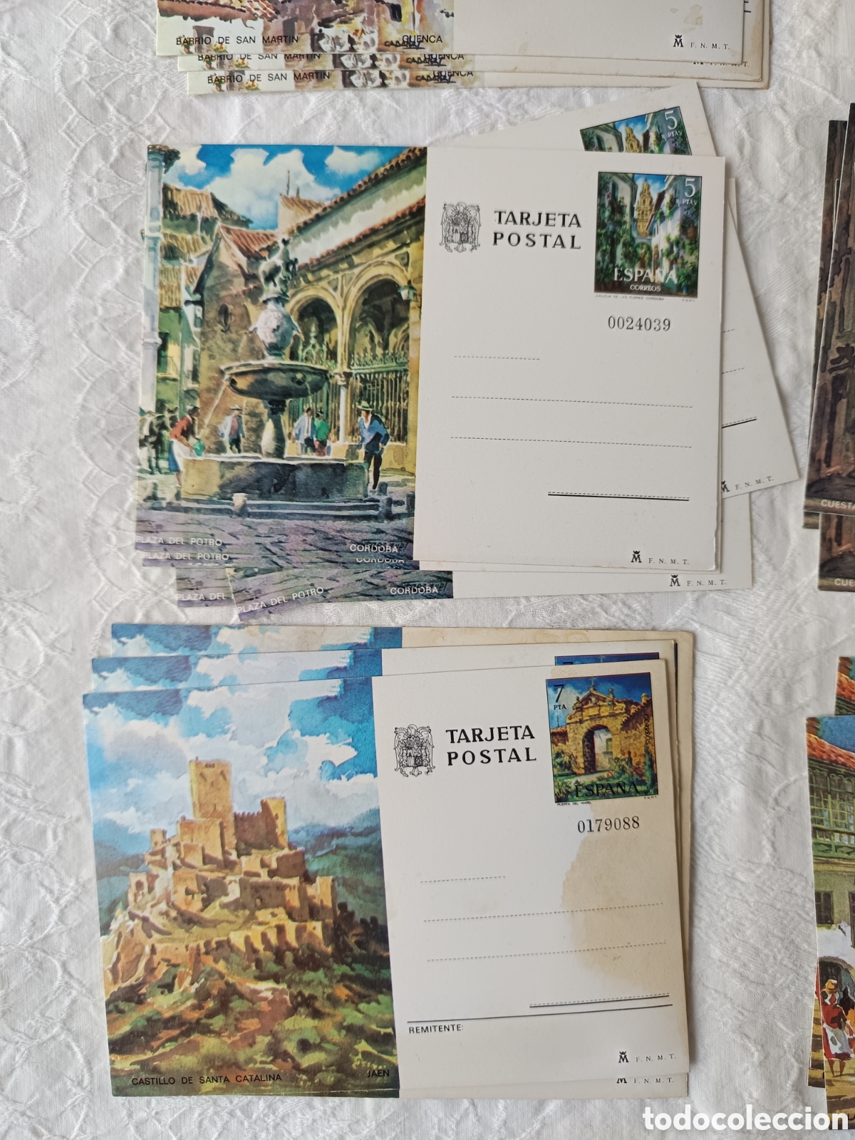 Monedas FNMT: Lote 56 tarjetas postales FNMT - Foto 5