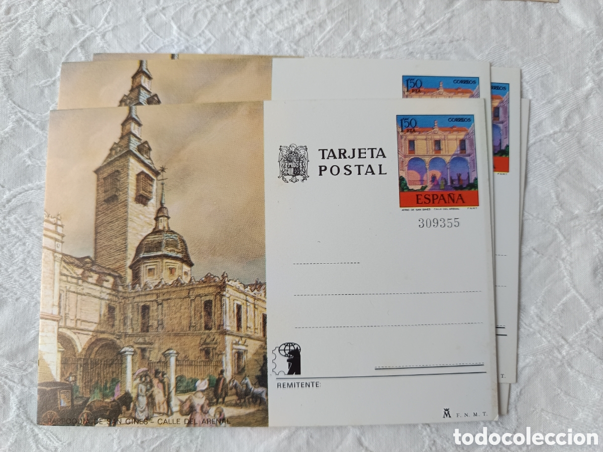 Monedas FNMT: Lote 56 tarjetas postales FNMT - Foto 8