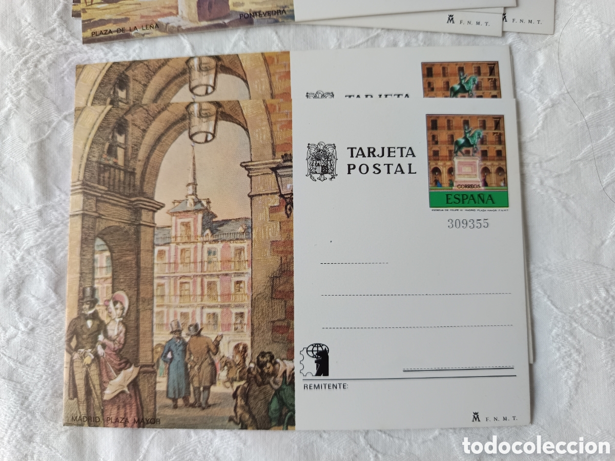 Monedas FNMT: Lote 56 tarjetas postales FNMT - Foto 9