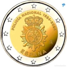 Monete FNMT: 2 EUROS ESPAÑA 2024-200 ANIVERSARIO POLICIA*-FNMT-ENCAPSULADA S/C.NOVEDAD