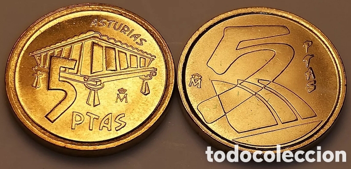 Monedas FNMT: 5 PESETAS 1995 y 1999 S/C - Foto 2