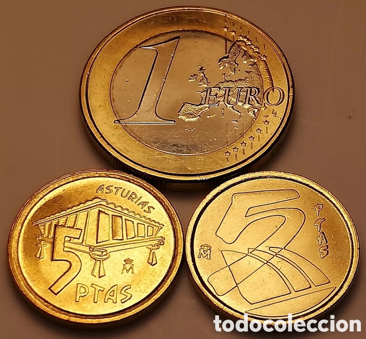 Monedas FNMT: 5 PESETAS 1995 y 1999 S/C - Foto 3