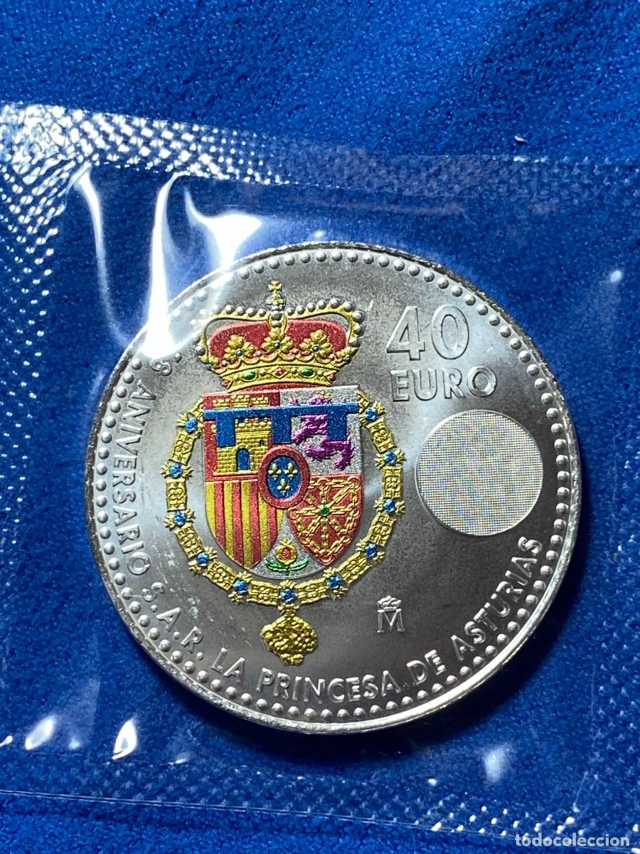 Monedas FNMT: Mayor&iacute;a de edad de S.A.R. Leonor, 40 &euro;. - Foto 4