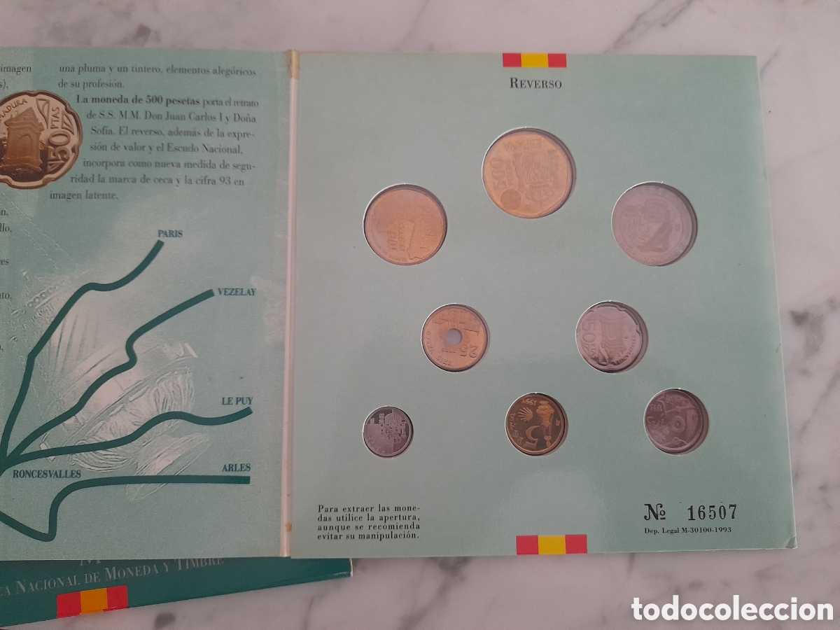 Monedas FNMT: Cartera oficial FNMT 1993 PROOF - Foto 3