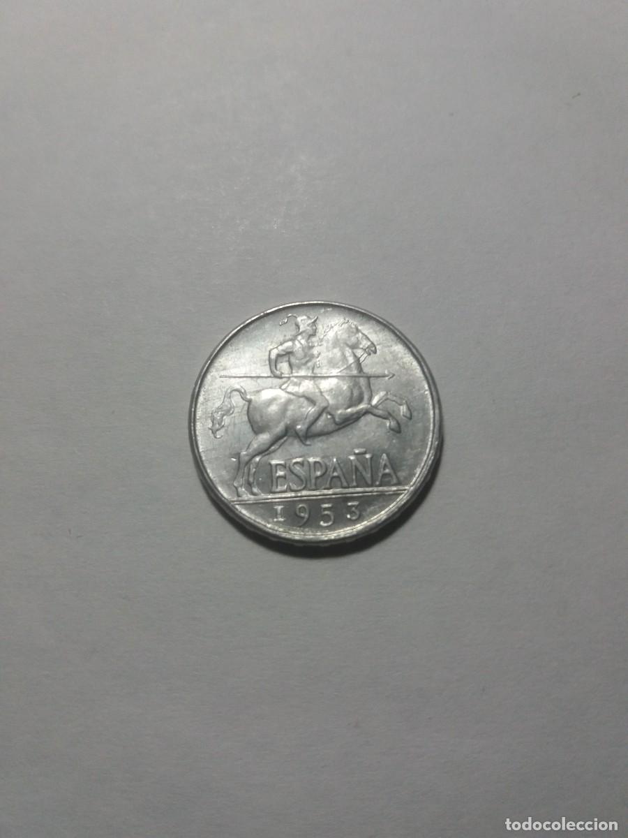 Monedas FNMT: Moneda Espa&ntilde;a 5 C&eacute;ntimos 1953 Aluminio - Foto 1
