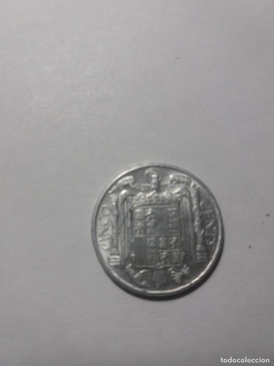 Monedas FNMT: Moneda Espa&ntilde;a 5 C&eacute;ntimos 1953 Aluminio - Foto 2