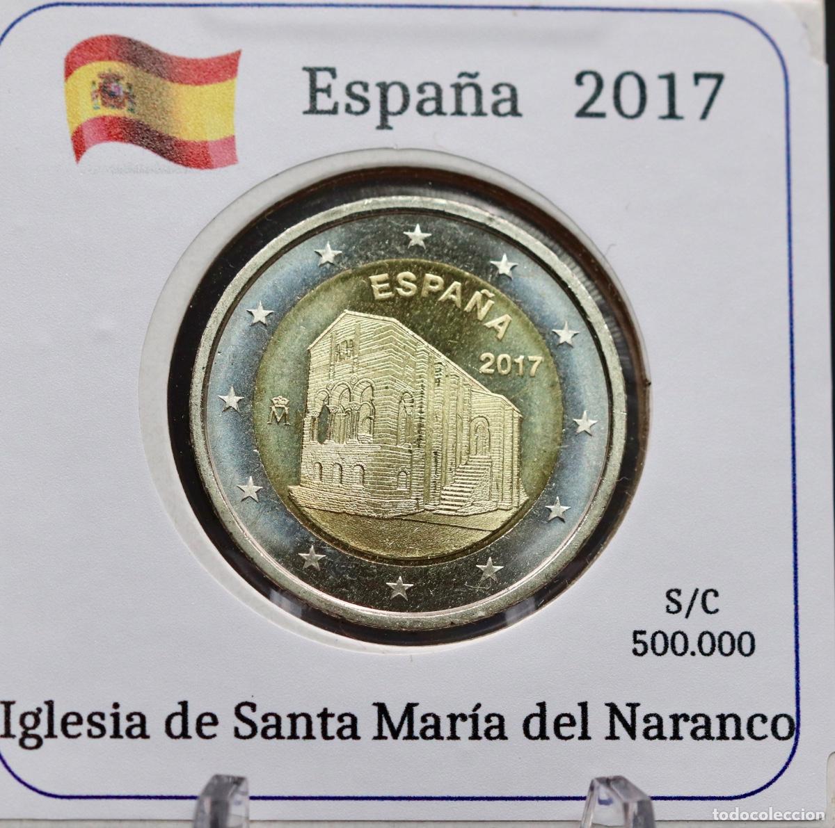 Monedas FNMT: ESPA&Ntilde;A 2017, 2&euro; CONMEMORATIVOS CON PEGATINA - Foto 1