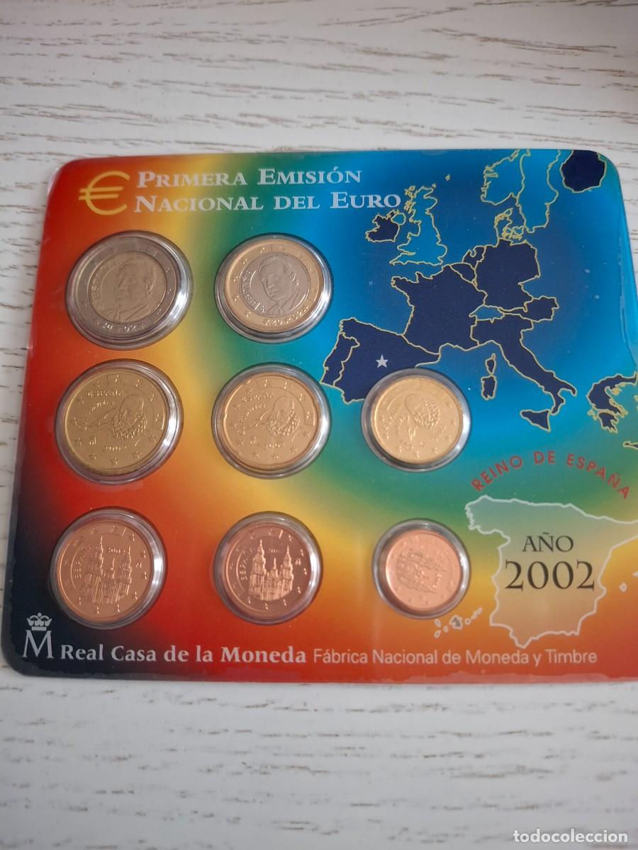 Monedas FNMT: Euro set 2002,Espa&ntilde;a - Foto 2