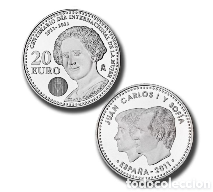 Monedas FNMT: 20 euros plata 2011 precintada - Foto 1