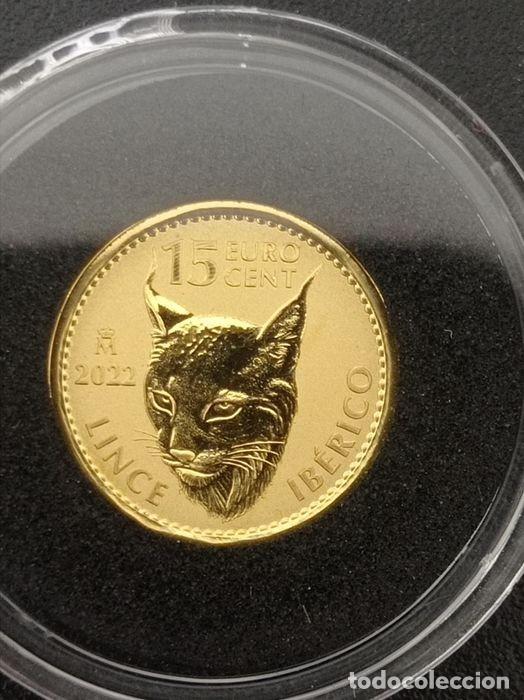 Monedas FNMT: 1/10 ONZA DE ORO LINCE 2022 - Foto 1