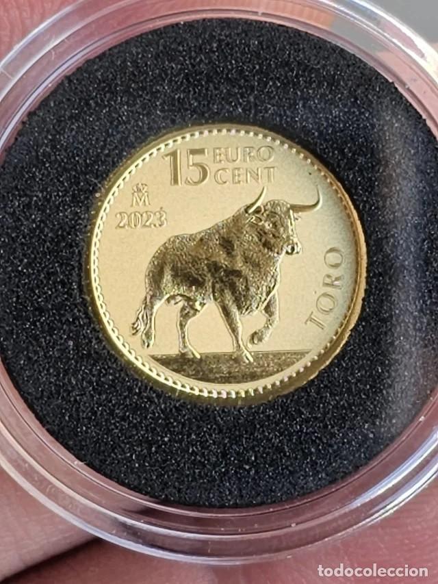 Monedas FNMT: 1/10 ONZA DE ORO TORO 2023 - Foto 1