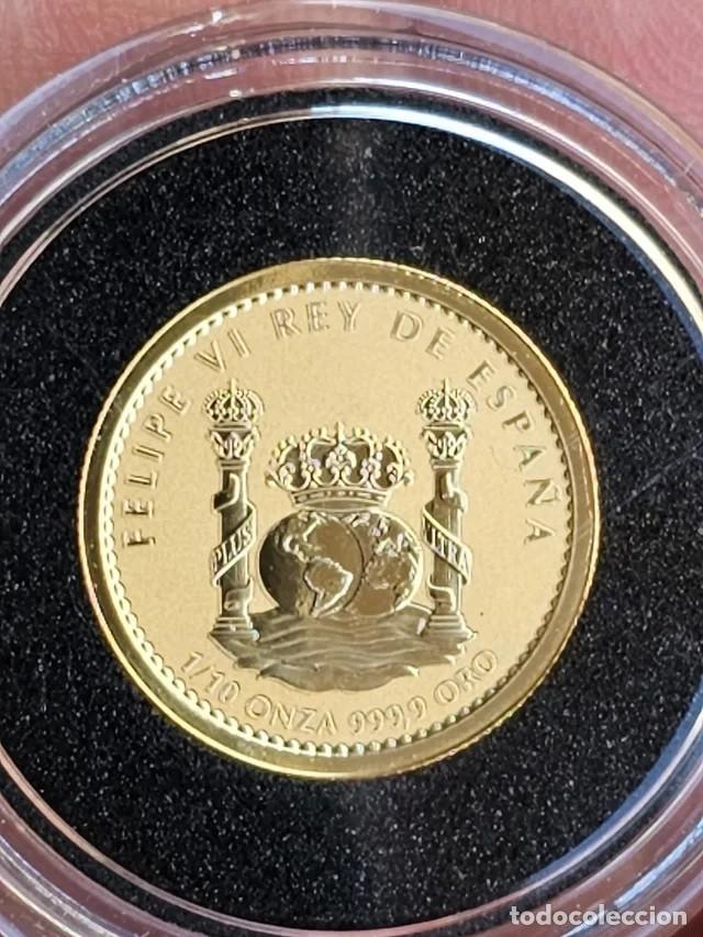 Monedas FNMT: 1/10 ONZA DE ORO TORO 2023 - Foto 2