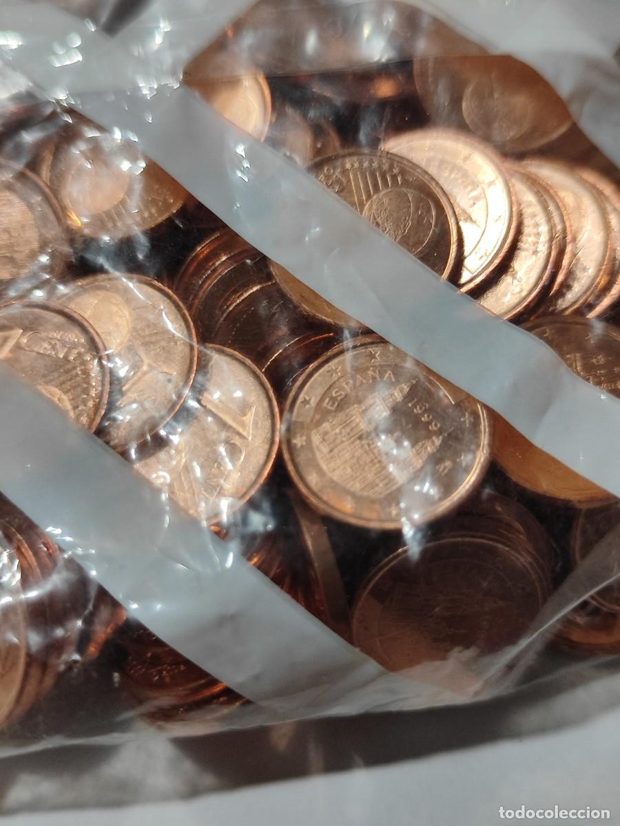 Monedas FNMT: BOLSA 200 MONEDAS 1 C&Eacute;NTIMO 1999 - Foto 3