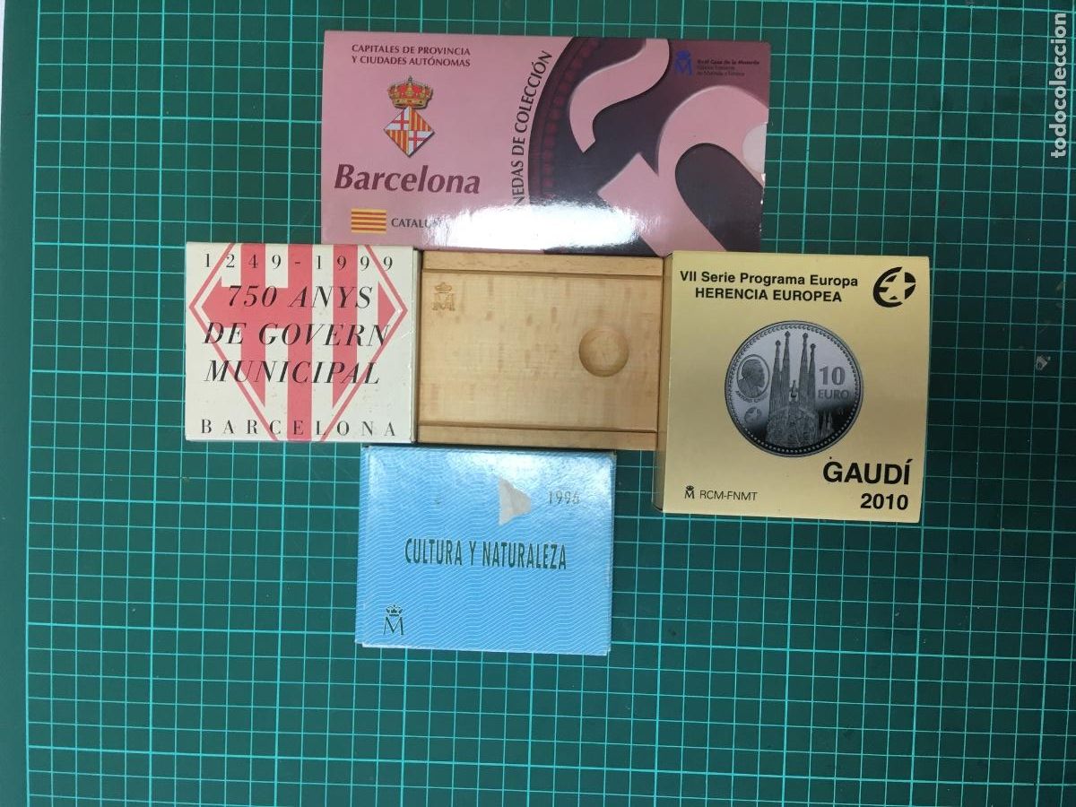 Monedas FNMT: Colecci&oacute;n de monedas en plata de la FNMT tem&aacute;tica &rdquo;Barcelona&rdquo; - Foto 1