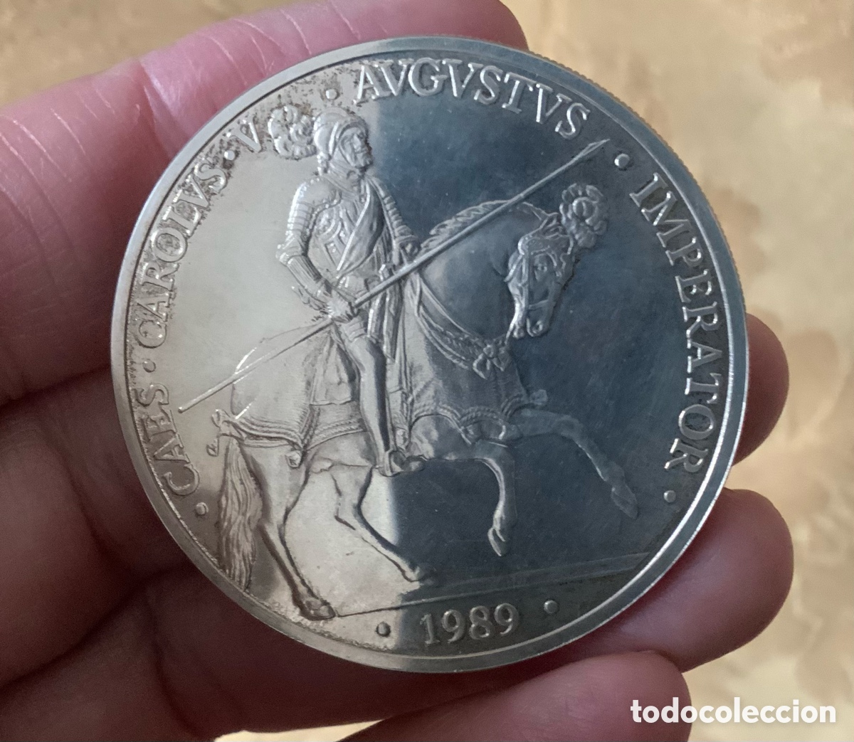 Monedas FNMT: MONEDA DE 5 ECU DE 1989 ESPA&Ntilde;A CASA DE LA MONEDA - Foto 3