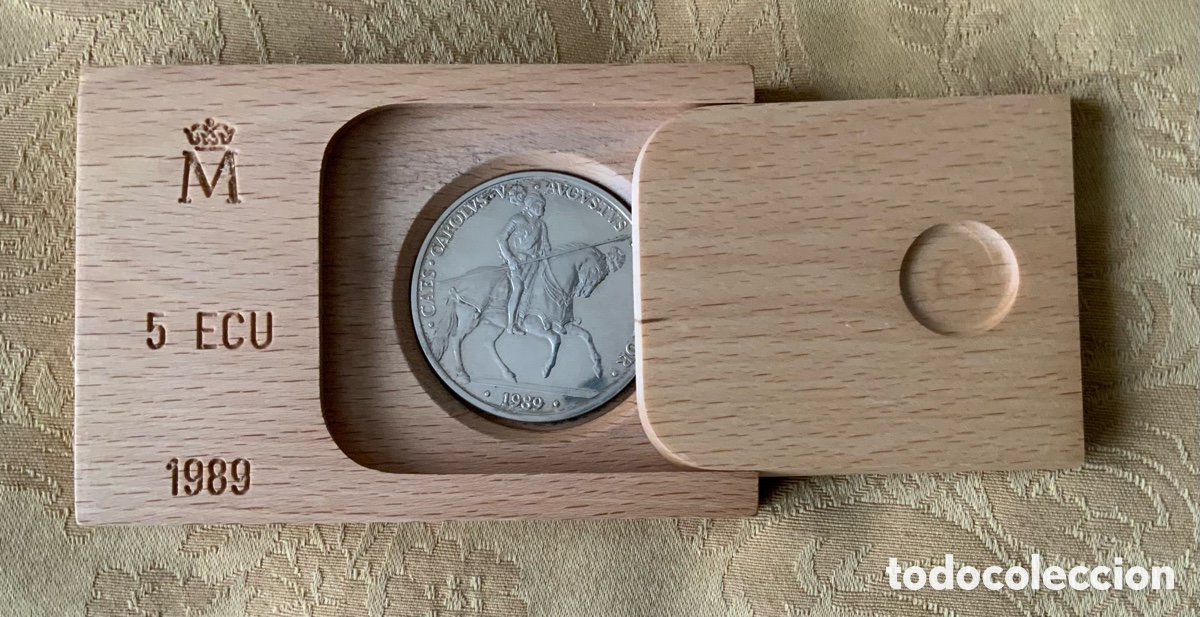 Monedas FNMT: MONEDA DE 5 ECU DE 1989 ESPA&Ntilde;A CASA DE LA MONEDA - Foto 1