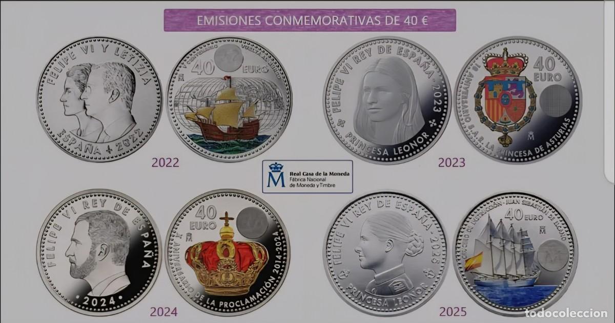 Monedas FNMT: moneda 40&euro; plata Espa&ntilde;a SC - Foto 1