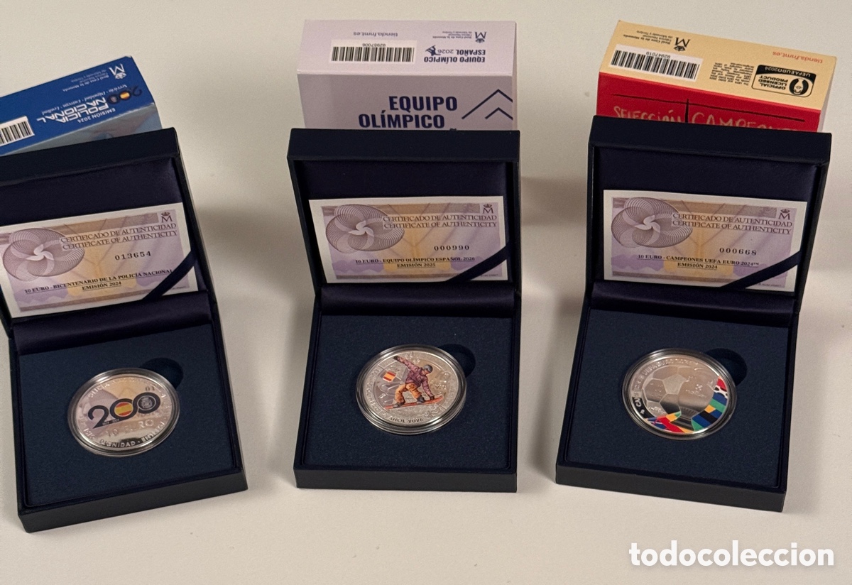 Monedas FNMT: CONJUNTO MONEDAS PLATA - Foto 1
