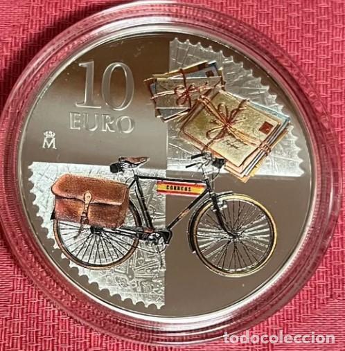 Monedas FNMT: 2025 - 10&euro; PROOF PRIMER SELLO POSTAL FNMT - Foto 3