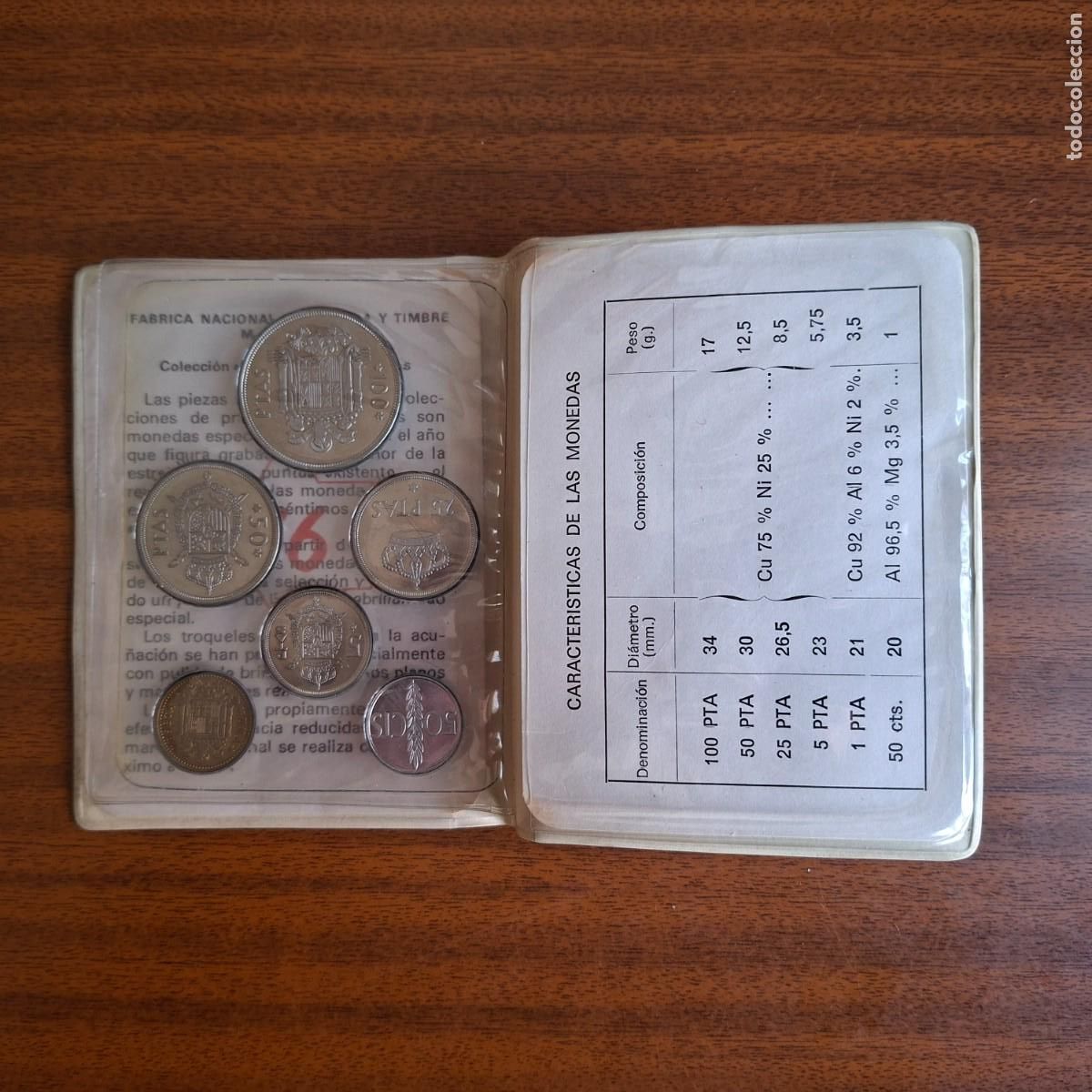Monedas FNMT: Pruebas numism&aacute;ticas FNMT &bull; 1976 - Foto 3