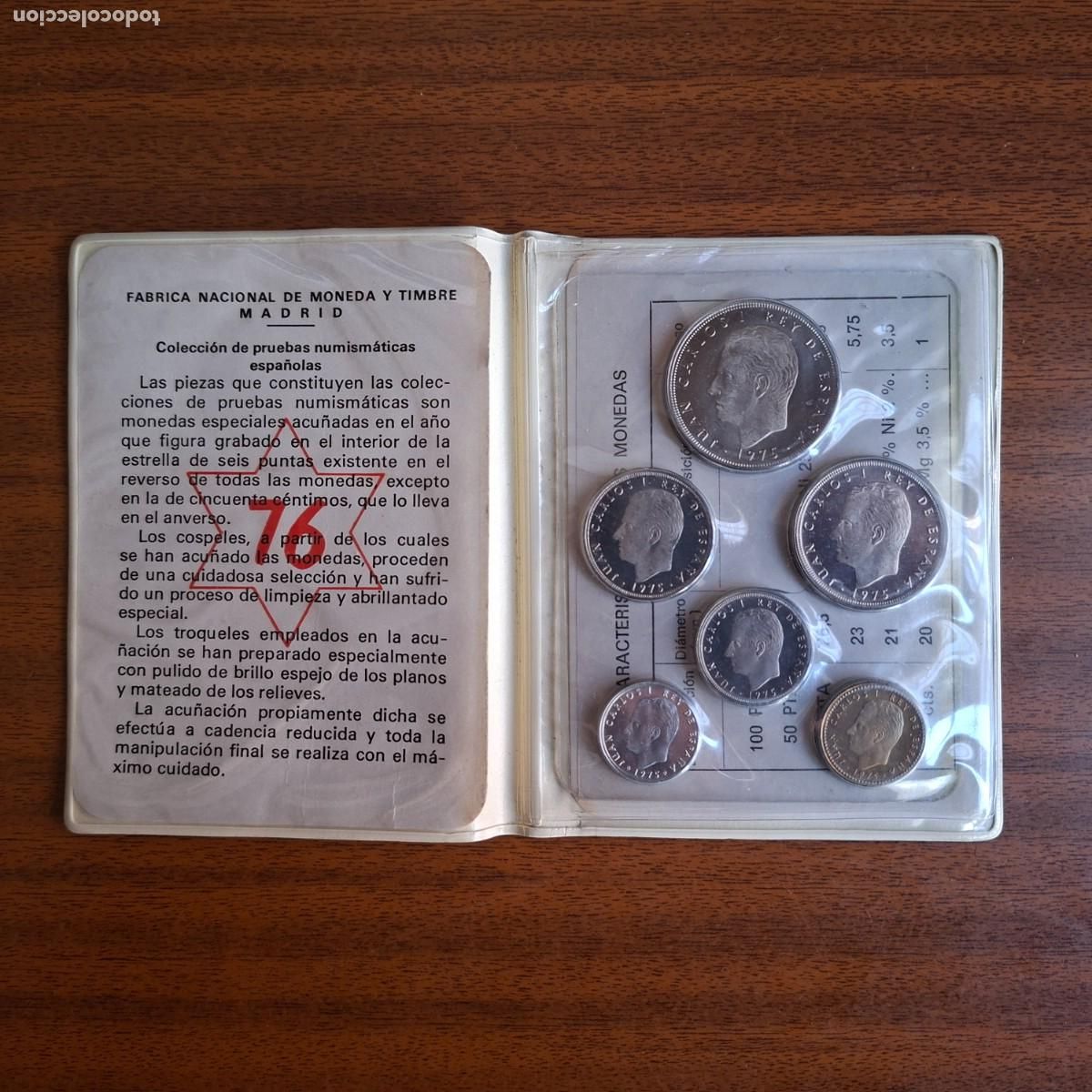 Monedas FNMT: Pruebas numism&aacute;ticas FNMT &bull; 1976 - Foto 2