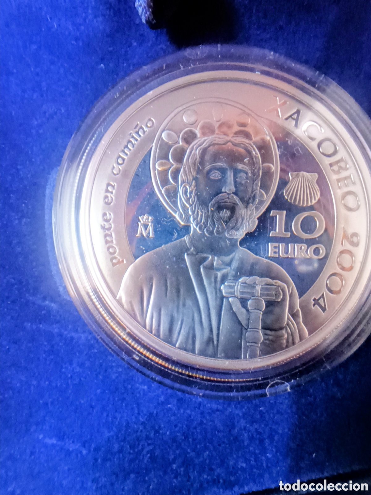 Monedas FNMT: 2004, XACOBEO GALICIA MONEDA DE 10&euro; EN PLATA - Foto 10