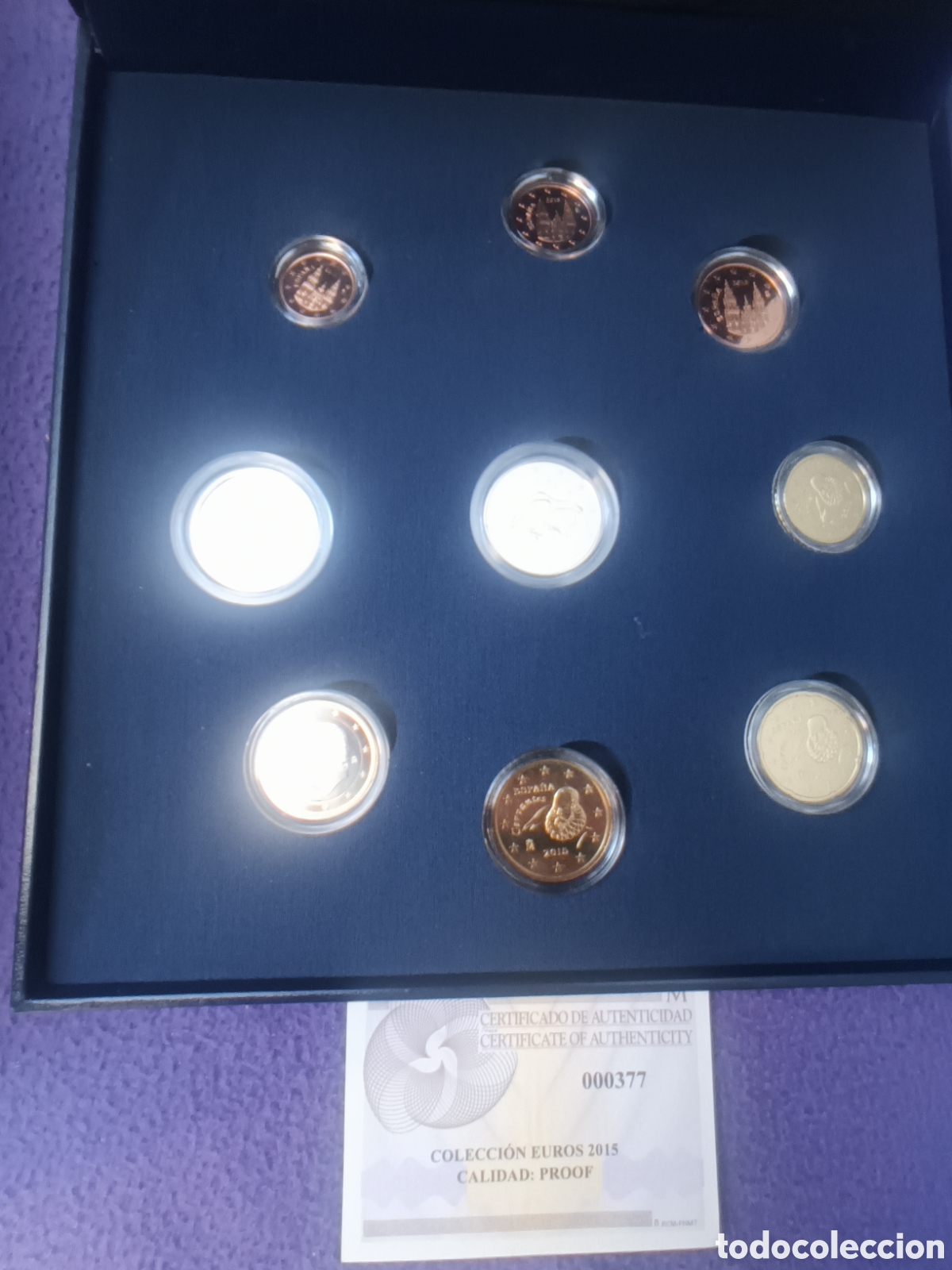 Monedas FNMT: 2015, EUROSET PROOF ESPA&Ntilde;A - Foto 6
