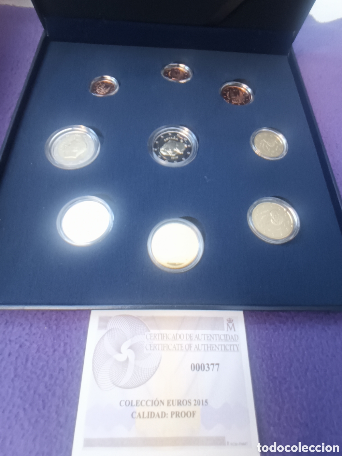 Monedas FNMT: 2015, EUROSET PROOF ESPA&Ntilde;A - Foto 7