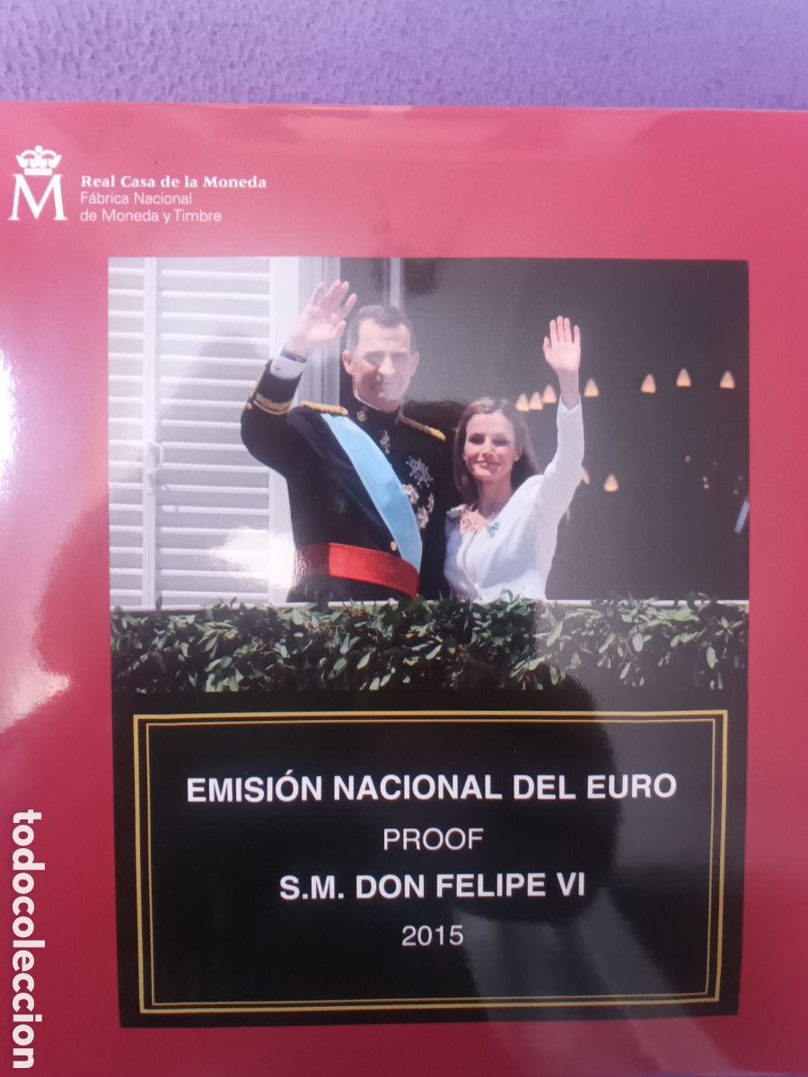 Monedas FNMT: 2015, EUROSET PROOF ESPA&Ntilde;A - Foto 2