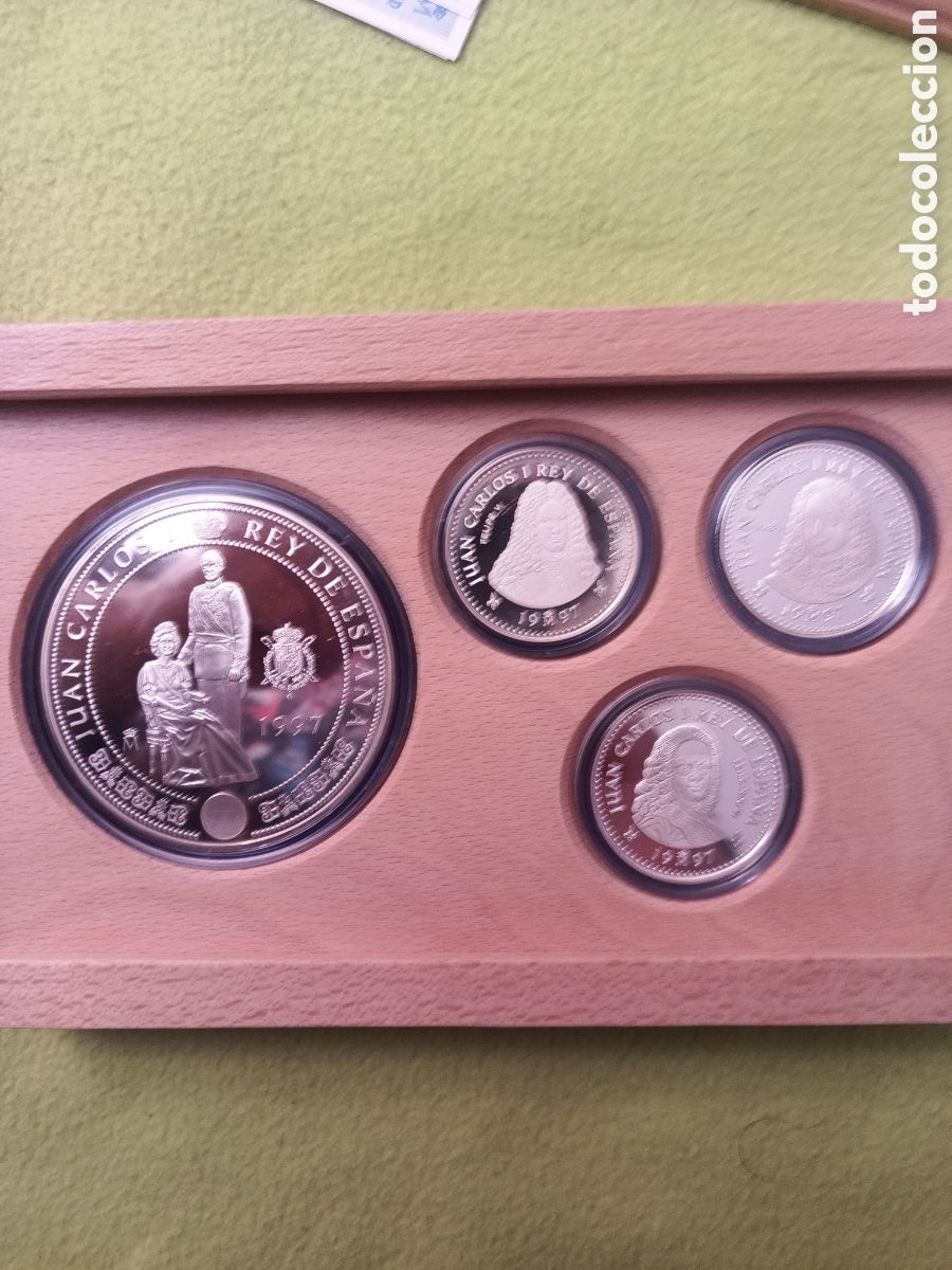 Monete FNMT: 1997, 1&ordf; SERIE CASA DE BORBONES EN PLATA