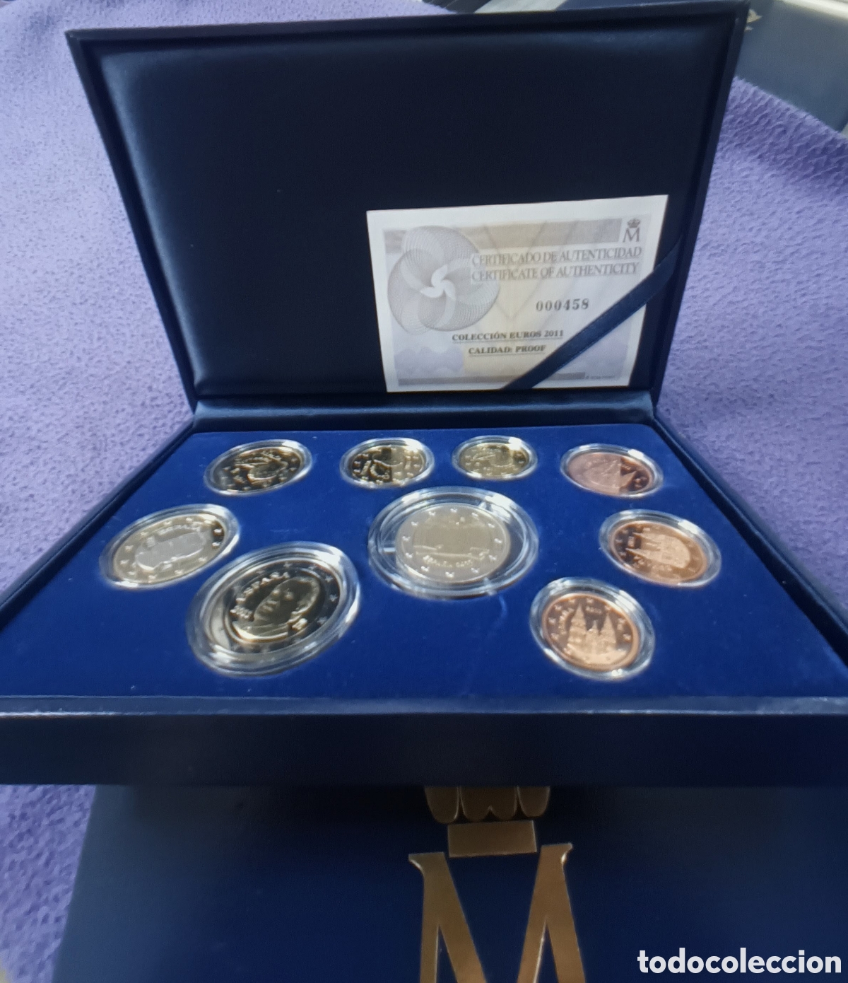 Monedas FNMT: 2011, EUROSET PROOF ESPA&Ntilde;A - Foto 6