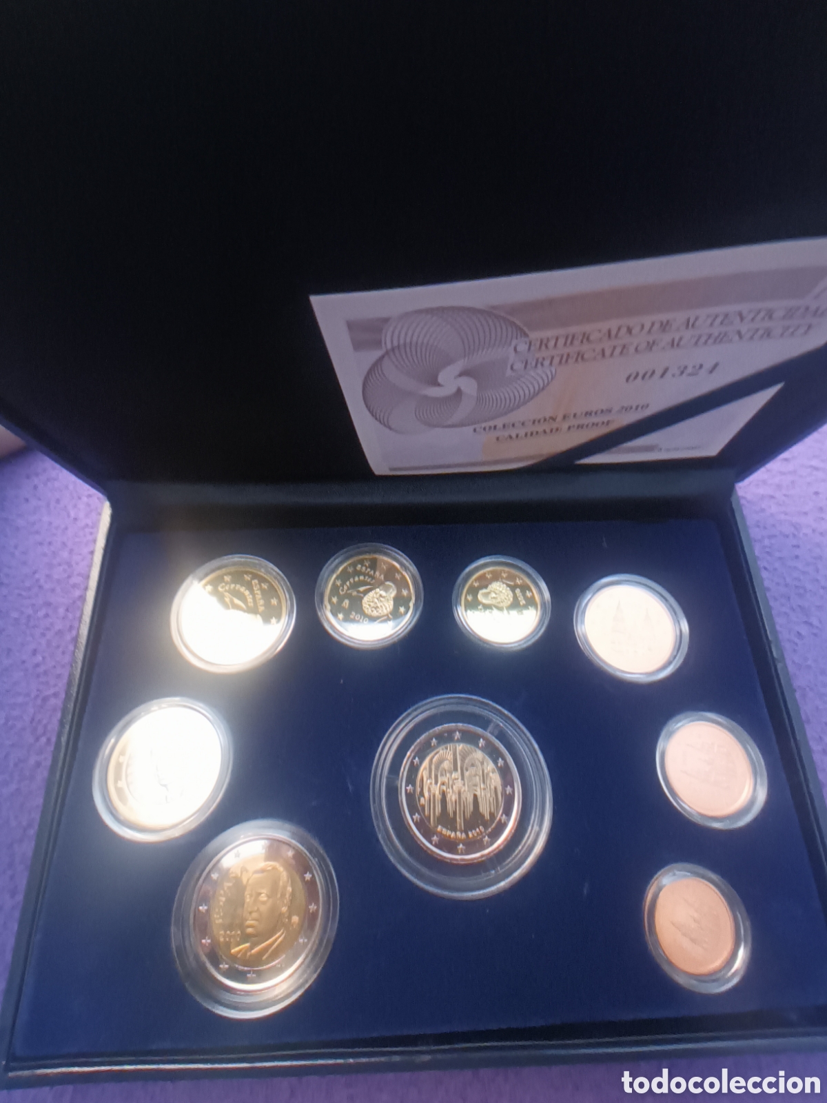 Monedas FNMT: 2010, EUROSET PROOF ESPA&Ntilde;A - Foto 3