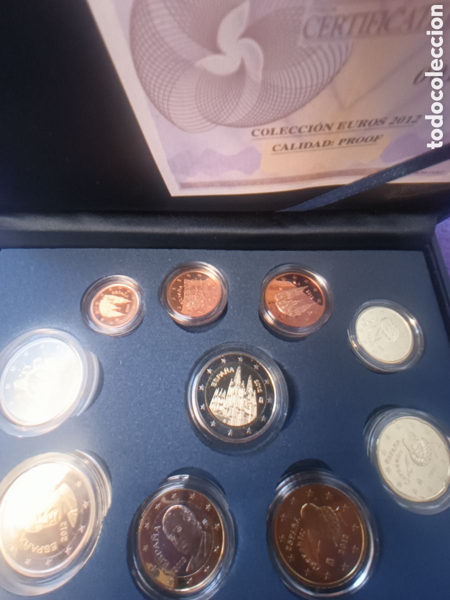 Monedas FNMT: 2012, EUROSET PROOF ESPA&Ntilde;A - Foto 4
