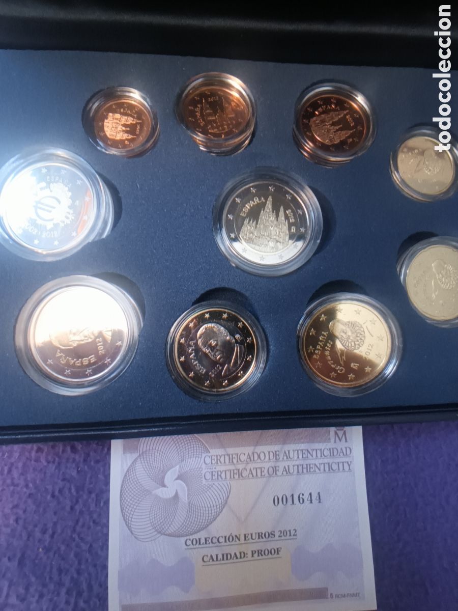 Monedas FNMT: 2012, EUROSET PROOF ESPA&Ntilde;A - Foto 2