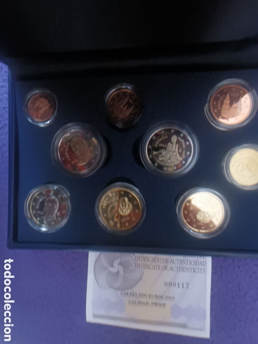 Monedas FNMT: 2014, EUROSET PROOF ESPA&Ntilde;A - Foto 5