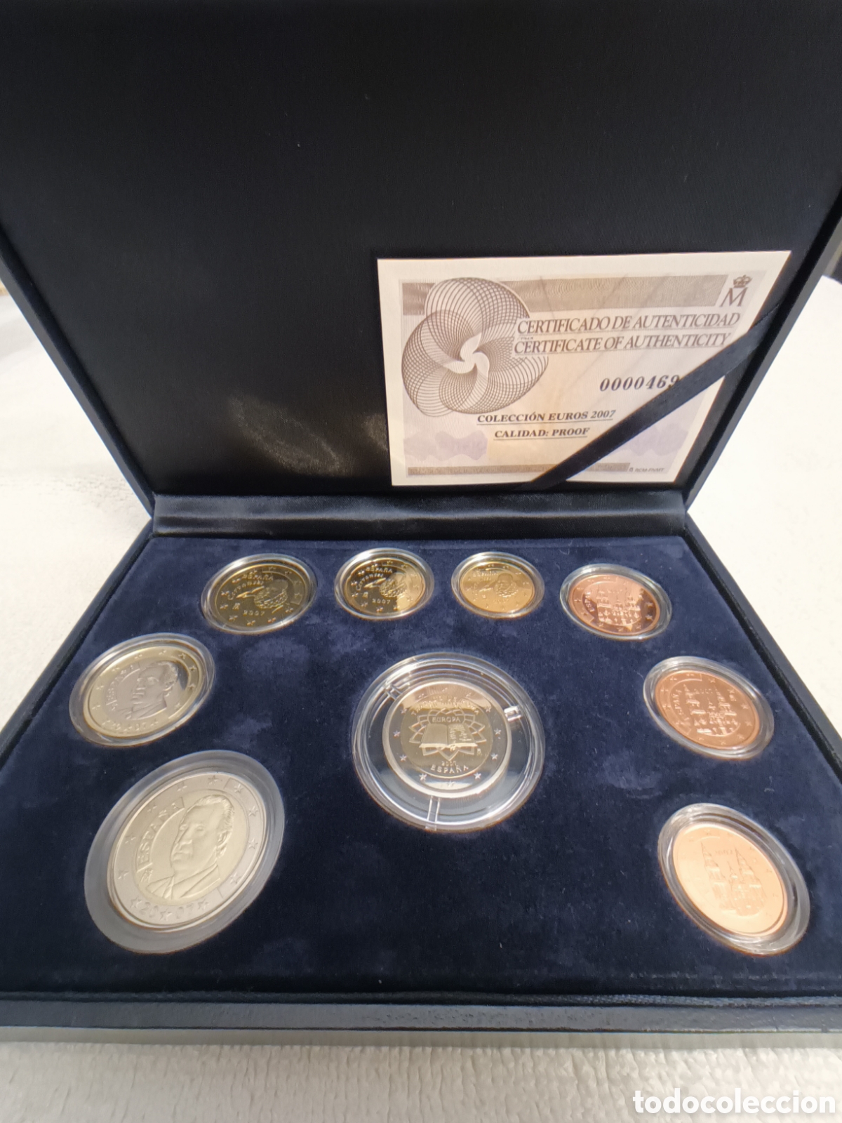 Monedas FNMT: 2007, EUROSET PROOF ESPA&Ntilde;A - Foto 3