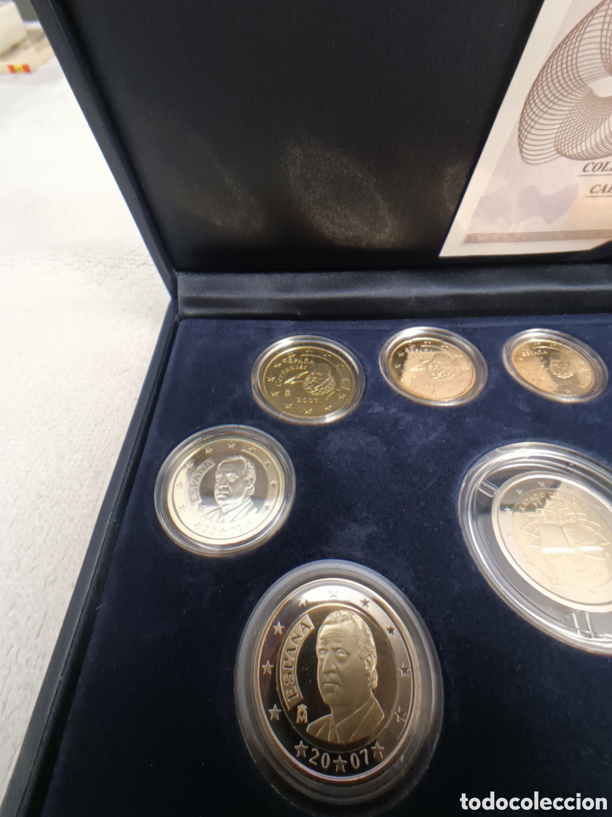 Monedas FNMT: 2007, EUROSET PROOF ESPA&Ntilde;A - Foto 4