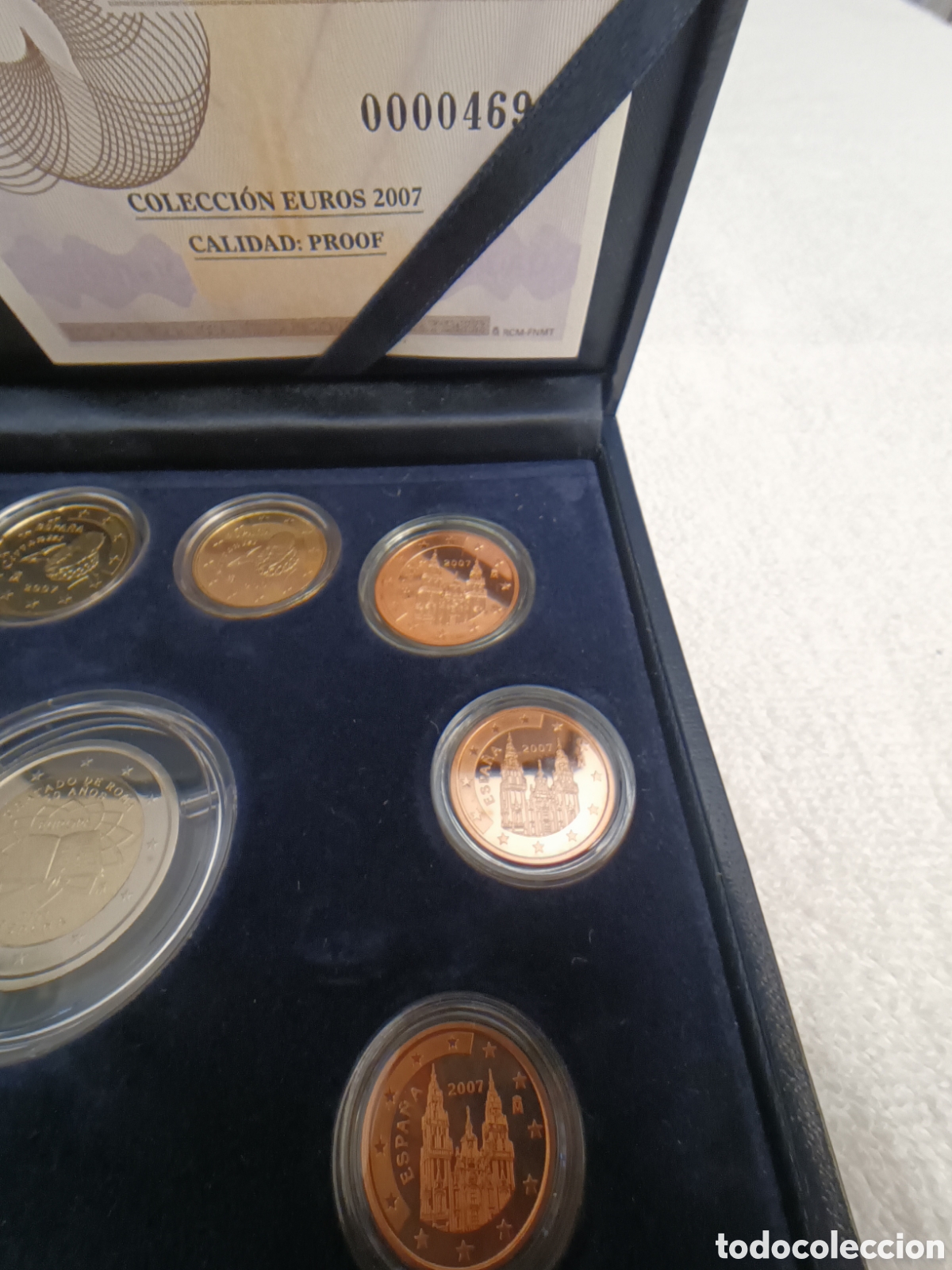 Monedas FNMT: 2007, EUROSET PROOF ESPA&Ntilde;A - Foto 5