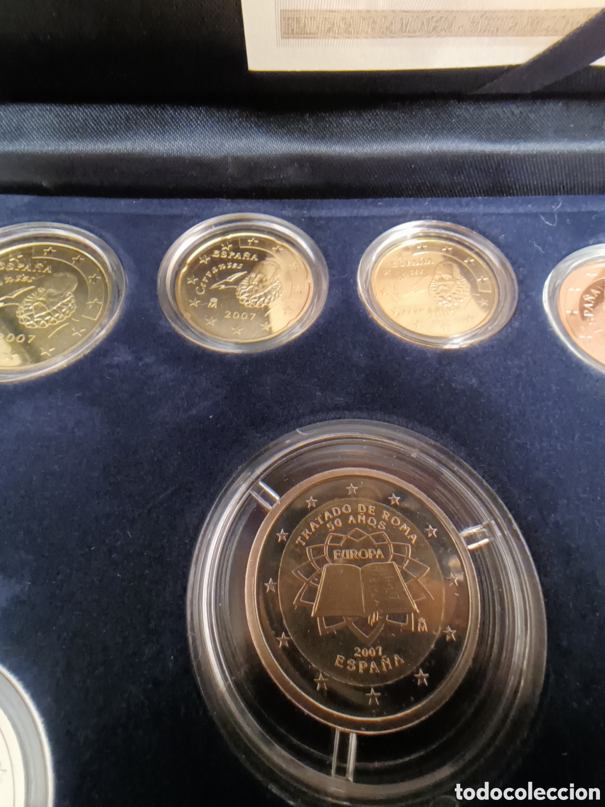 Monedas FNMT: 2007, EUROSET PROOF ESPA&Ntilde;A - Foto 6