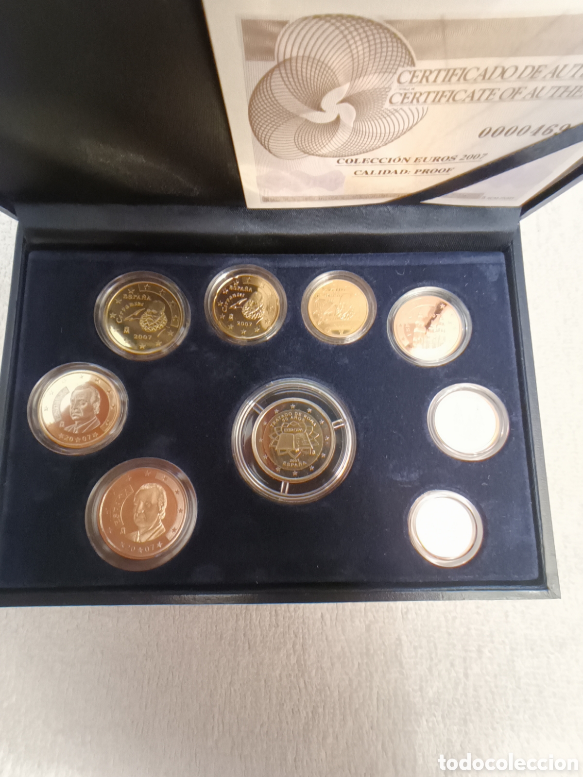 Monedas FNMT: 2007, EUROSET PROOF ESPA&Ntilde;A - Foto 8