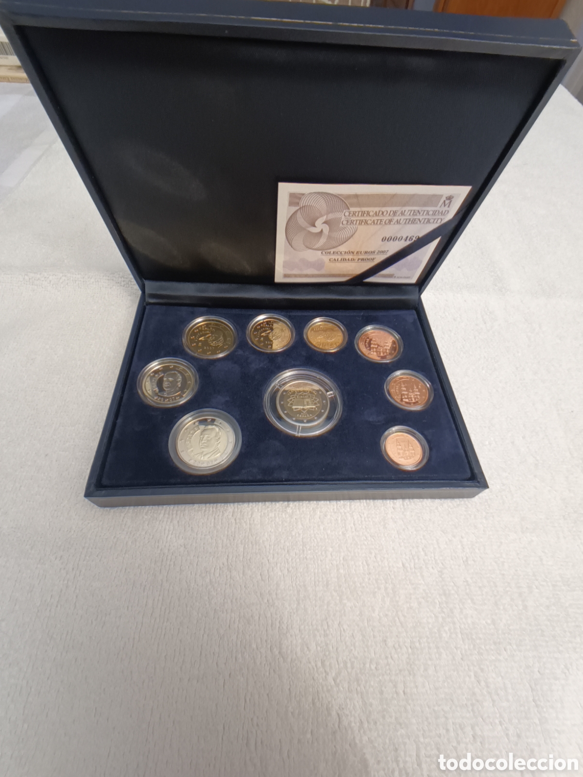 Monedas FNMT: 2007, EUROSET PROOF ESPA&Ntilde;A - Foto 9