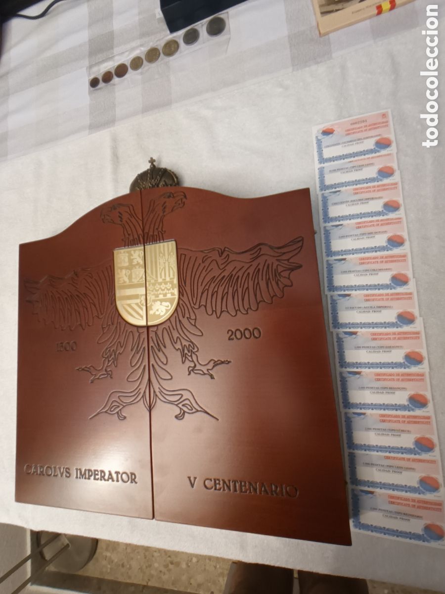 Monedas FNMT: 2000, CARLOS V EMPERADOR, COLECCI&Oacute;N COMPLETA V CENTENARIO - Foto 3