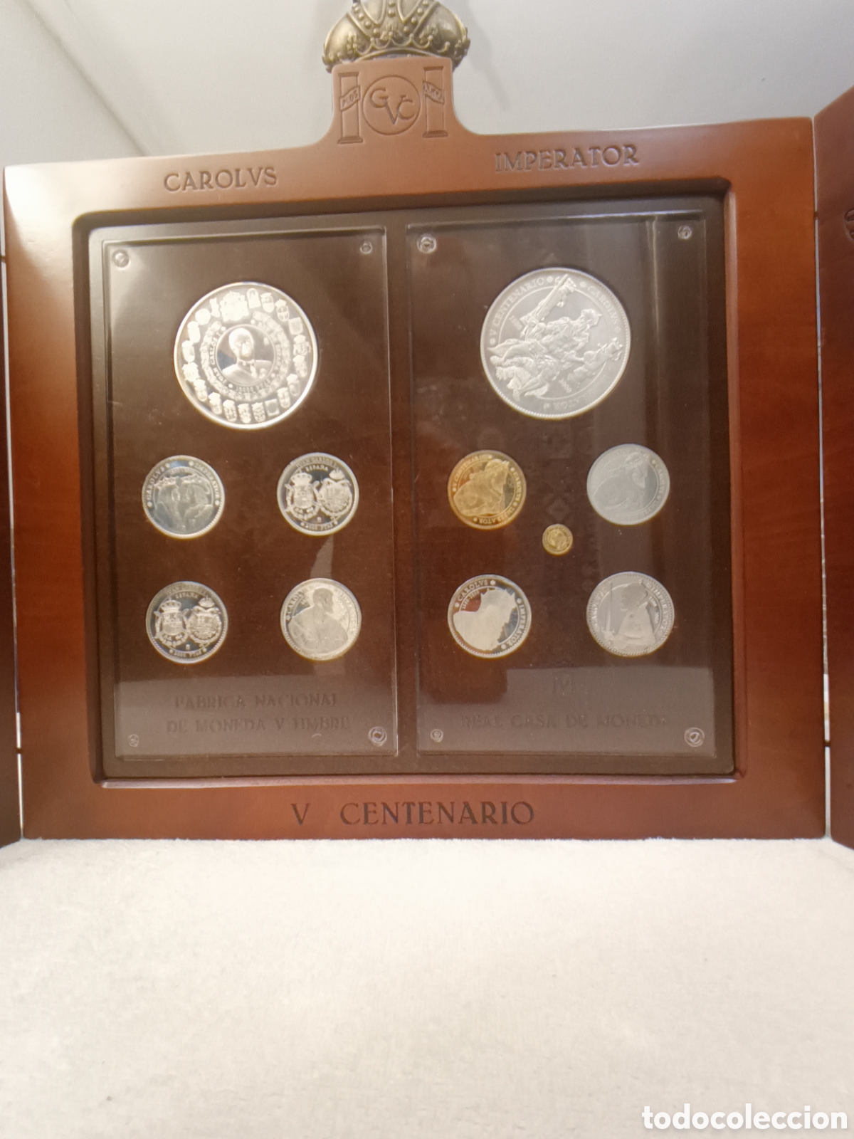 Monedas FNMT: 2000, CARLOS V EMPERADOR, COLECCI&Oacute;N COMPLETA V CENTENARIO - Foto 18